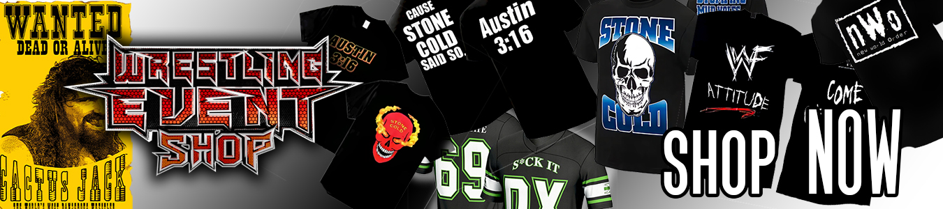 Shop now for WWE, AEW, WCW, and pro wrestling merchandise and apparel. 